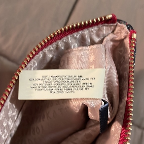 Kate Spade Red Pebbled Leather Wristlet - Picture 6 of 6